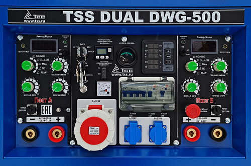 Двухпостовой дизельный сварочный генератор TSS DWG-500 039736