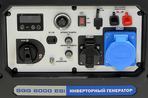 Бензогенератор инверторный TSS SGG 6000ESi 060063