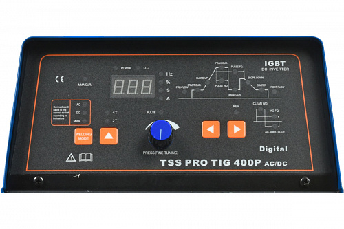 Сварочный инвертор TSS PRO TIG 400P AC/DC Digital 030079