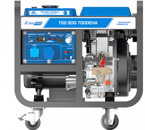 Дизельный генератор TSS SDG 7000EH3A 100034