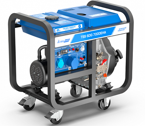 Дизельный генератор TSS SDG 7000EH3A 100034